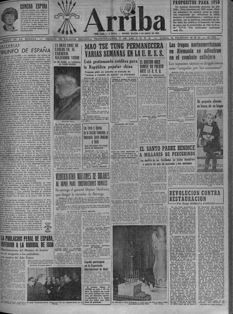 Miniatura de Arriba del 3 de enero de 1950