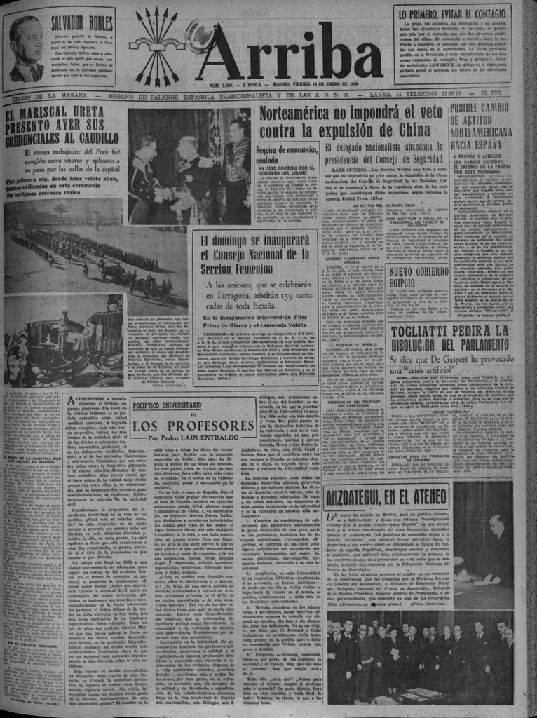 Miniatura de Arriba del 13 de enero de 1950