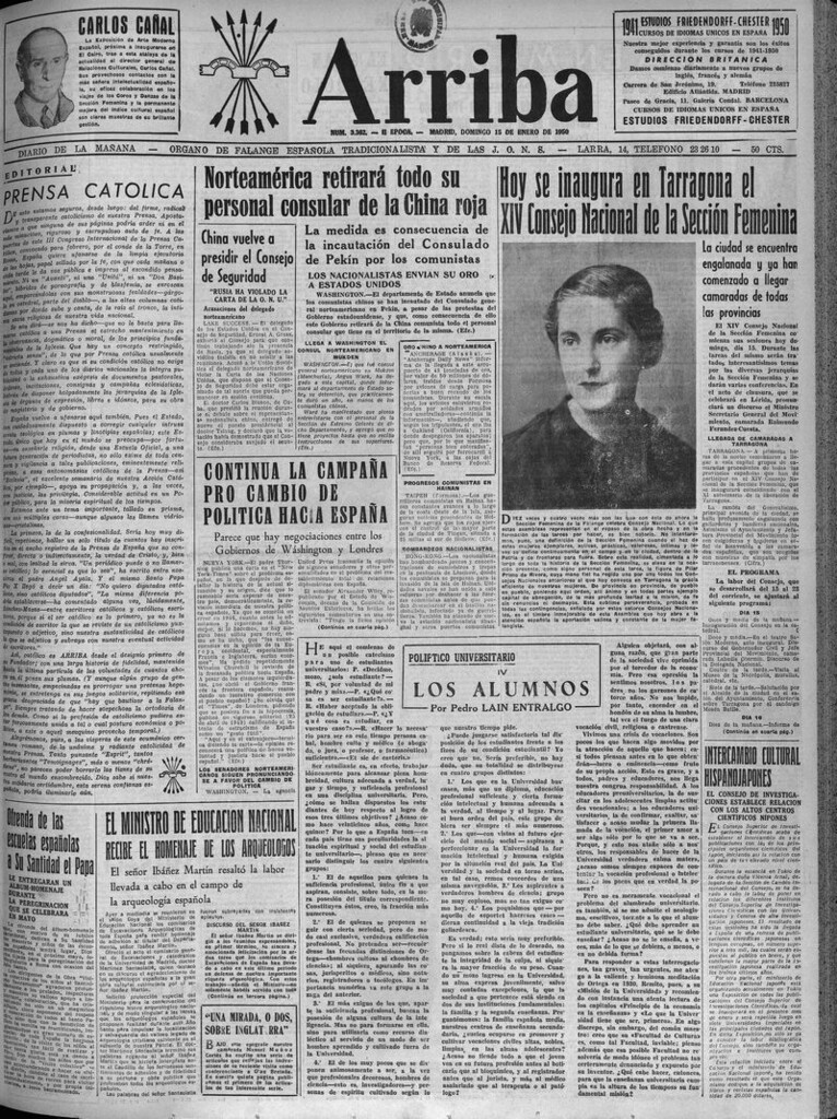 Miniatura de Arriba del 15 de enero de 1950