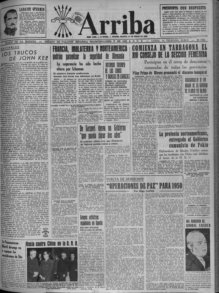 Miniatura de Arriba del 17 de enero de 1950