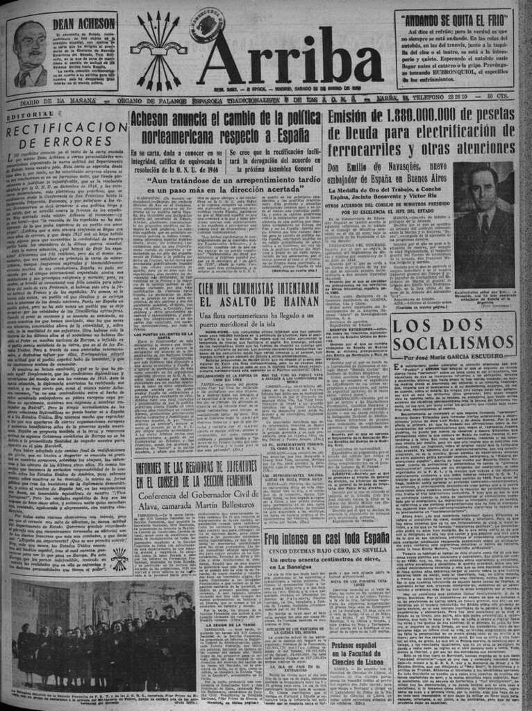 Miniatura de Arriba del 21 de enero de 1950