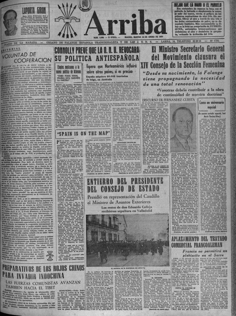 Miniatura de Arriba del 24 de enero de 1950