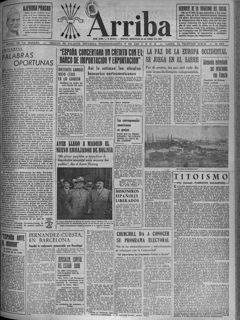 Miniatura de Arriba del 25 de enero de 1950