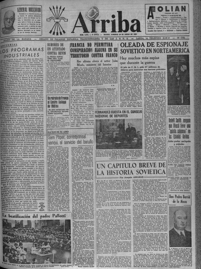 Miniatura de Arriba del 29 de enero de 1950