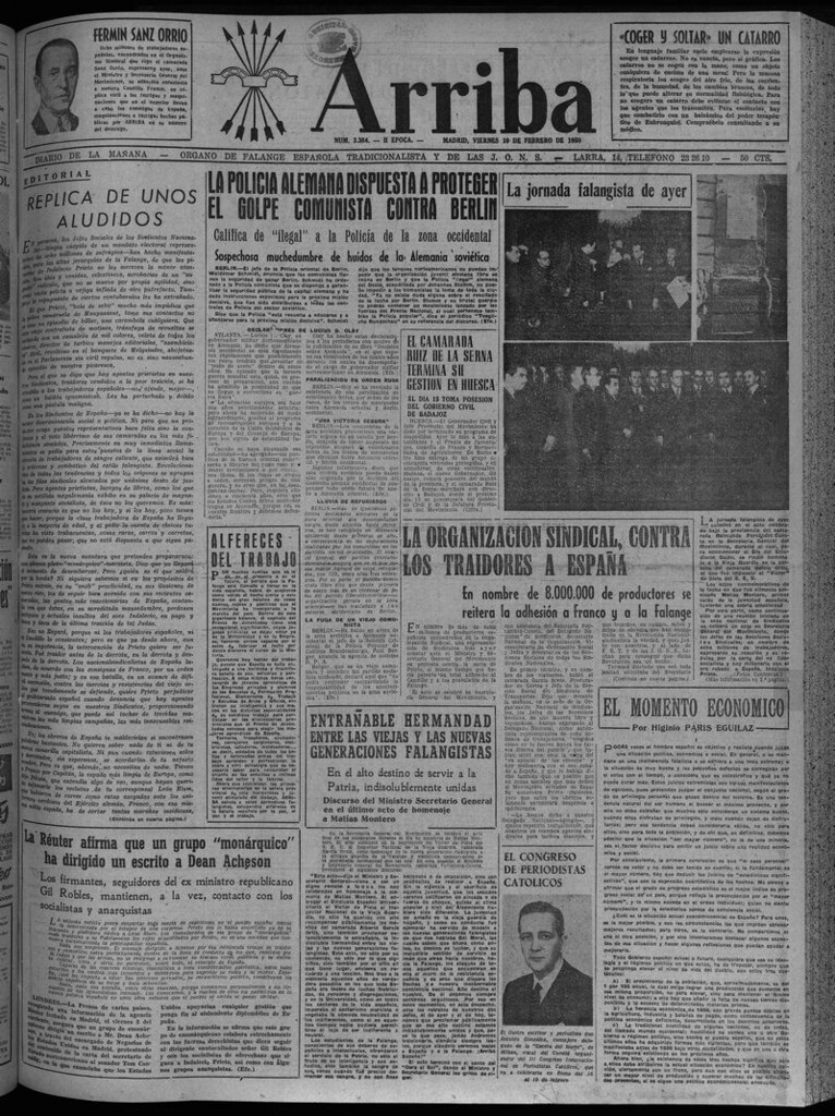 Miniatura de Arriba del 10 de febrero de 1950