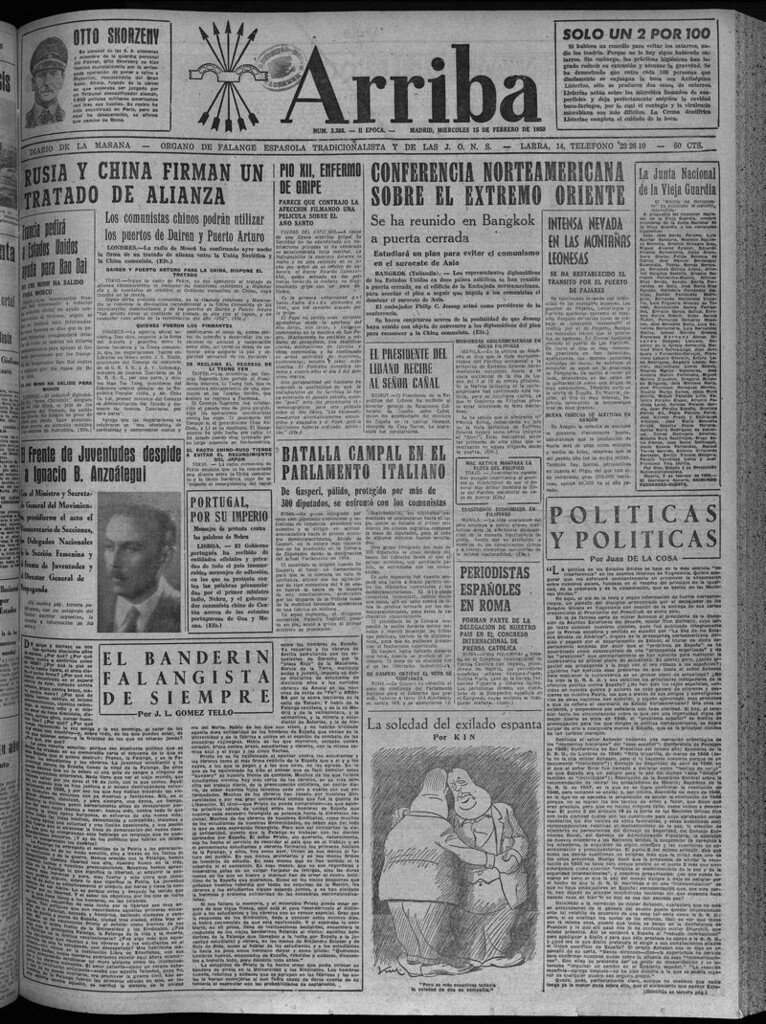 Miniatura de Arriba del 15 de febrero de 1950