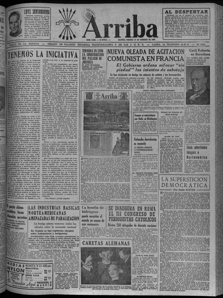 Miniatura de Arriba del 17 de febrero de 1950