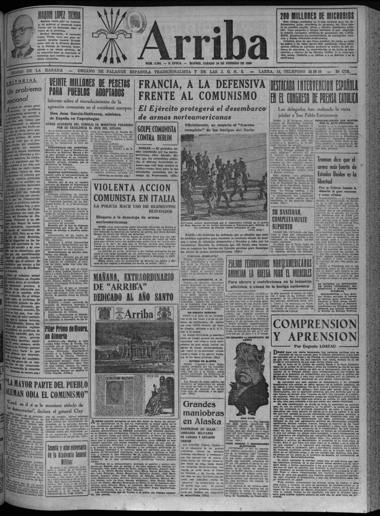 Miniatura de Arriba del 18 de febrero de 1950