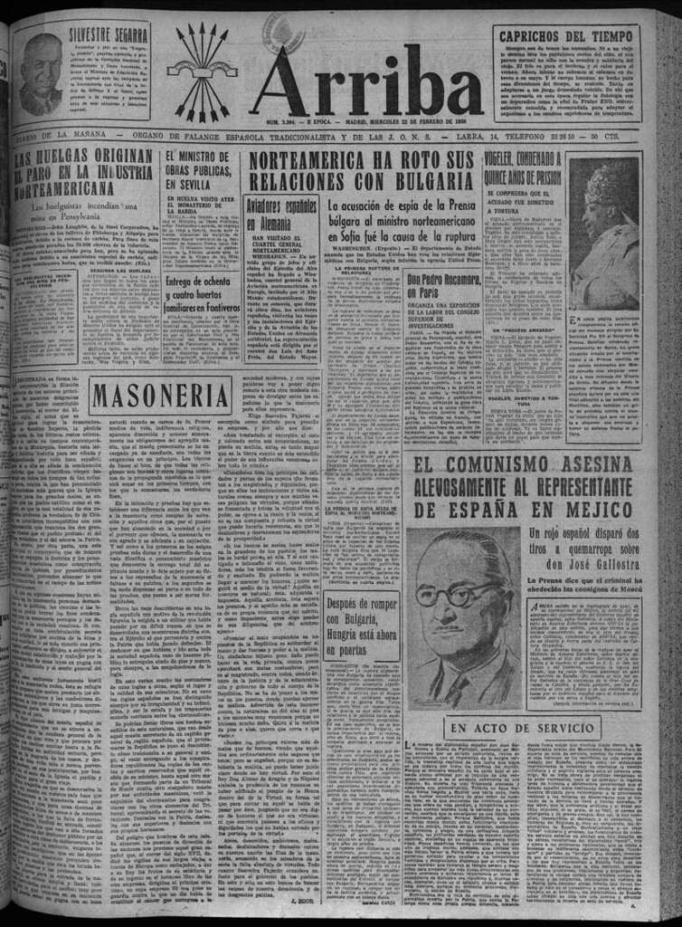 Miniatura de Arriba del 22 de febrero de 1950