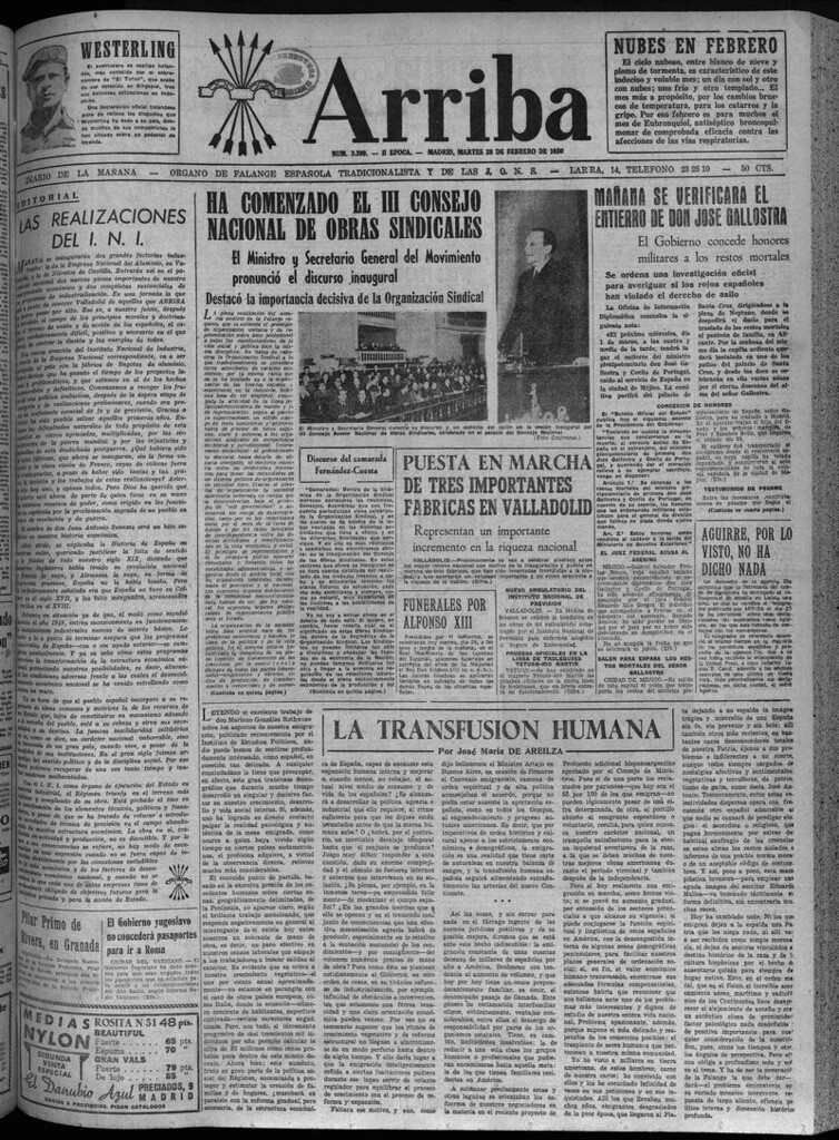 Miniatura de Arriba del 28 de febrero de 1950