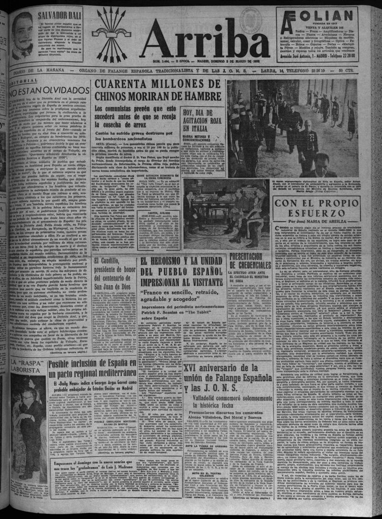 Miniatura de Arriba del 5 de marzo de 1950