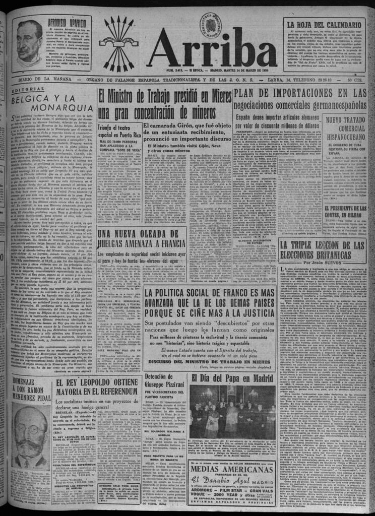 Miniatura de Arriba del 14 de marzo de 1950