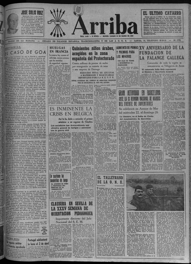Miniatura de Arriba del 18 de marzo de 1950