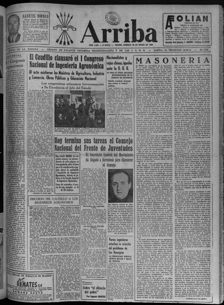 Miniatura de Arriba del 26 de marzo de 1950