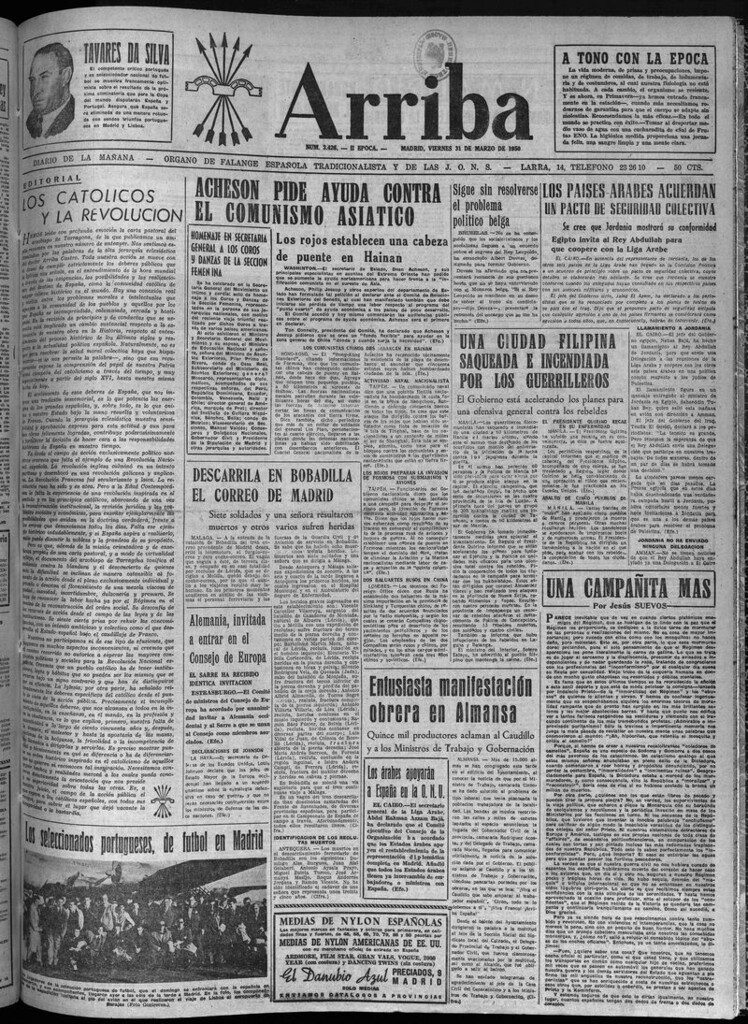 Miniatura de Arriba del 31 de marzo de 1950