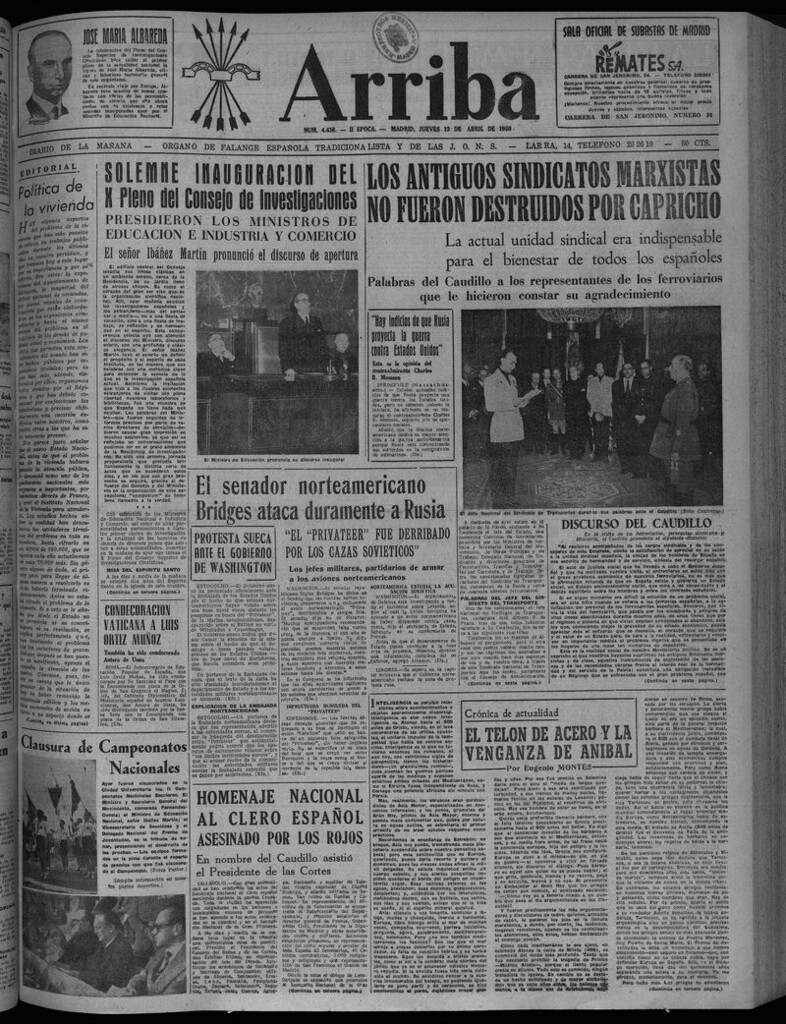 Miniatura de Arriba del 13 de abril de 1950