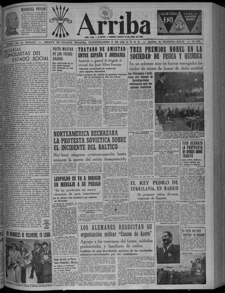 Miniatura de Arriba del 15 de abril de 1950