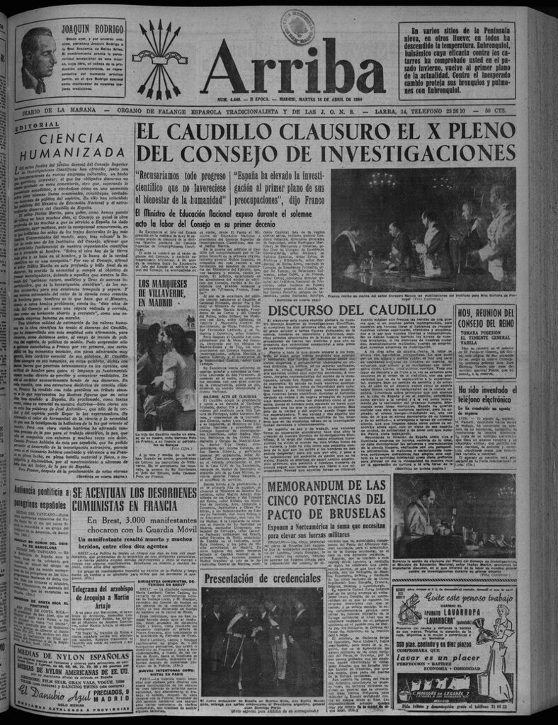 Miniatura de Arriba del 18 de abril de 1950