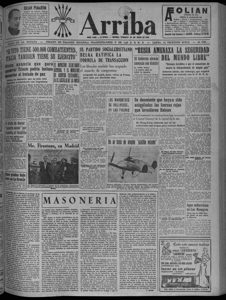 Miniatura de Arriba del 23 de abril de 1950