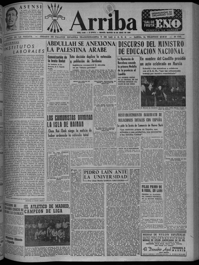 Miniatura de Arriba del 25 de abril de 1950