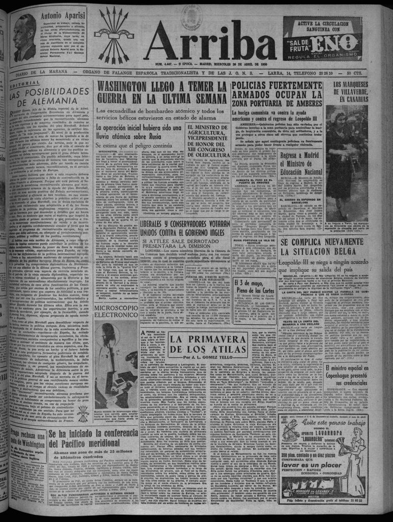 Miniatura de Arriba del 26 de abril de 1950
