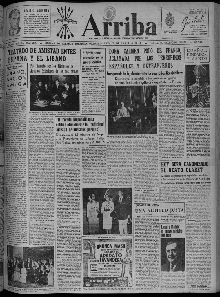 Miniatura de Arriba del 7 de mayo de 1950