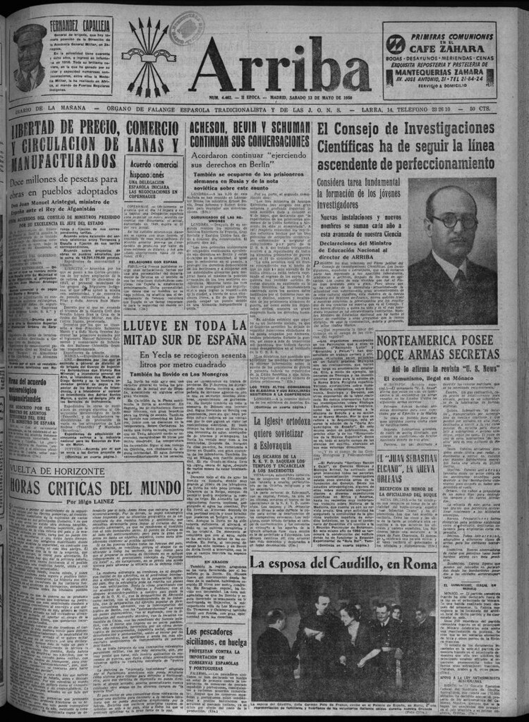 Miniatura de Arriba del 13 de mayo de 1950