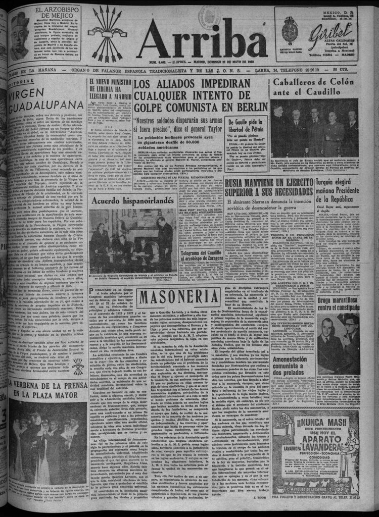 Miniatura de Arriba del 21 de mayo de 1950