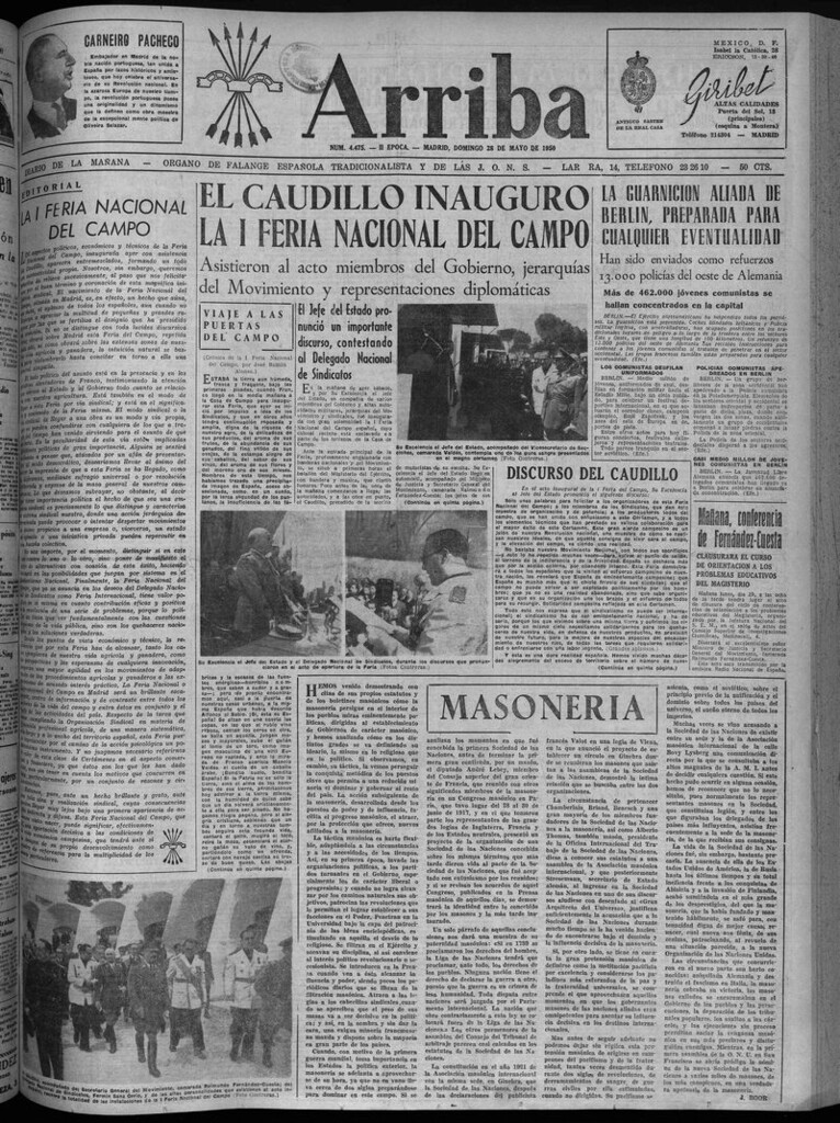 Miniatura de Arriba del 28 de mayo de 1950