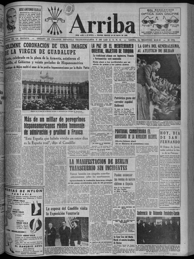 Miniatura de Arriba del 30 de mayo de 1950