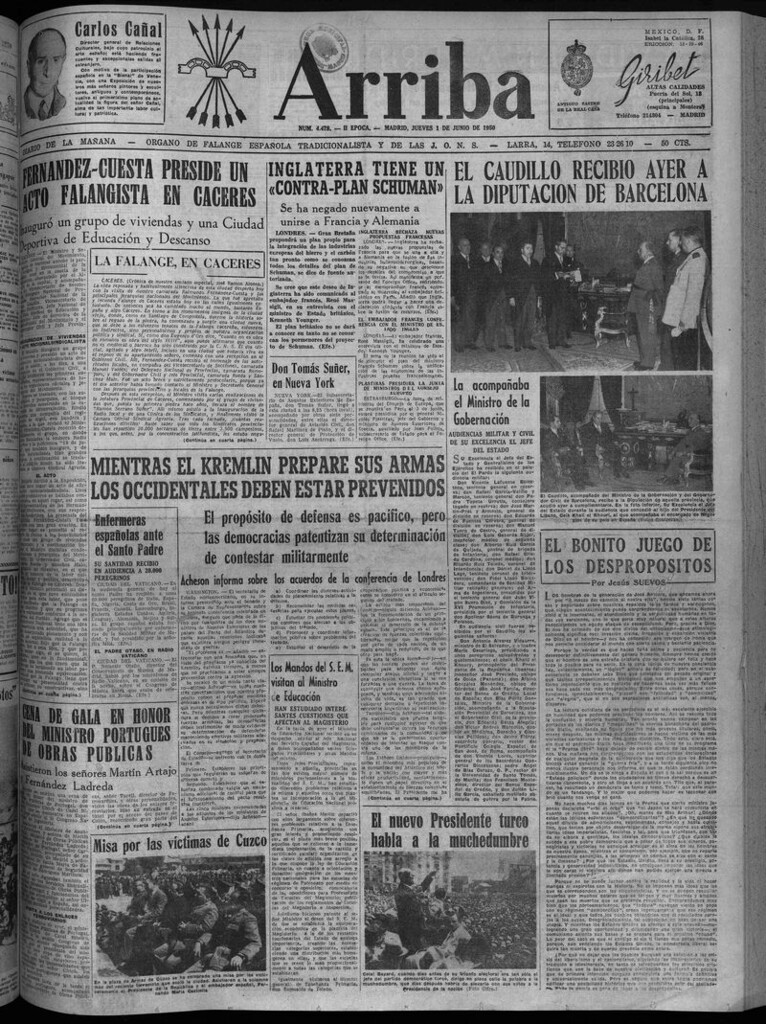 Miniatura de Arriba del 1 de junio de 1950