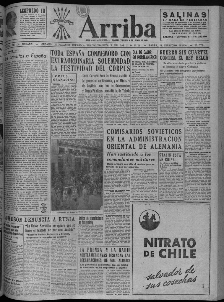 Miniatura de Arriba del 9 de junio de 1950