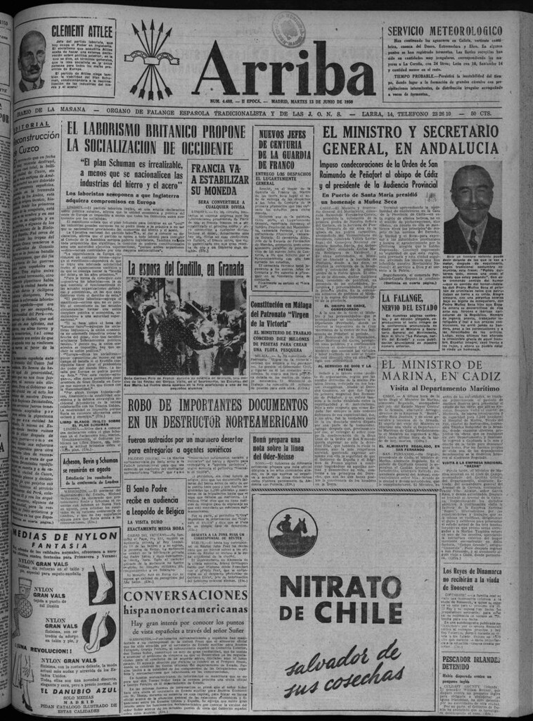 Miniatura de Arriba del 13 de junio de 1950