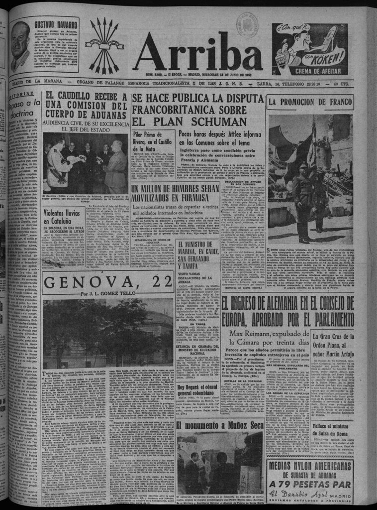 Miniatura de Arriba del 14 de junio de 1950