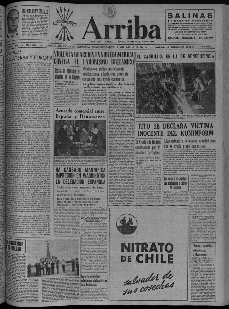 Miniatura de Arriba del 16 de junio de 1950