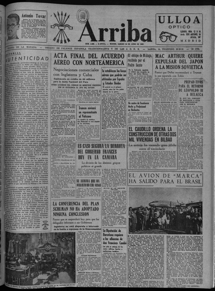 Miniatura de Arriba del 24 de junio de 1950