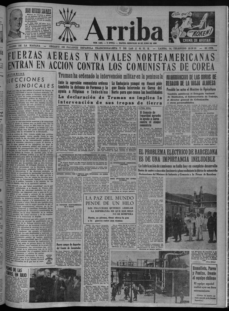 Miniatura de Arriba del 28 de junio de 1950