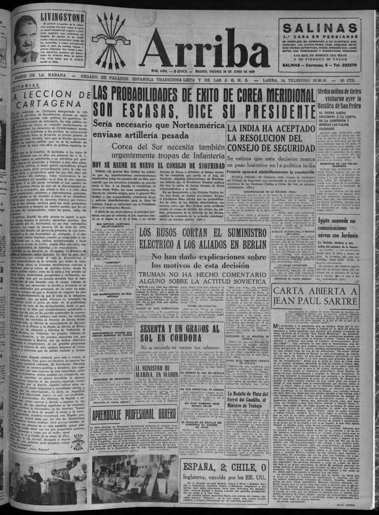 Miniatura de Arriba del 30 de junio de 1950