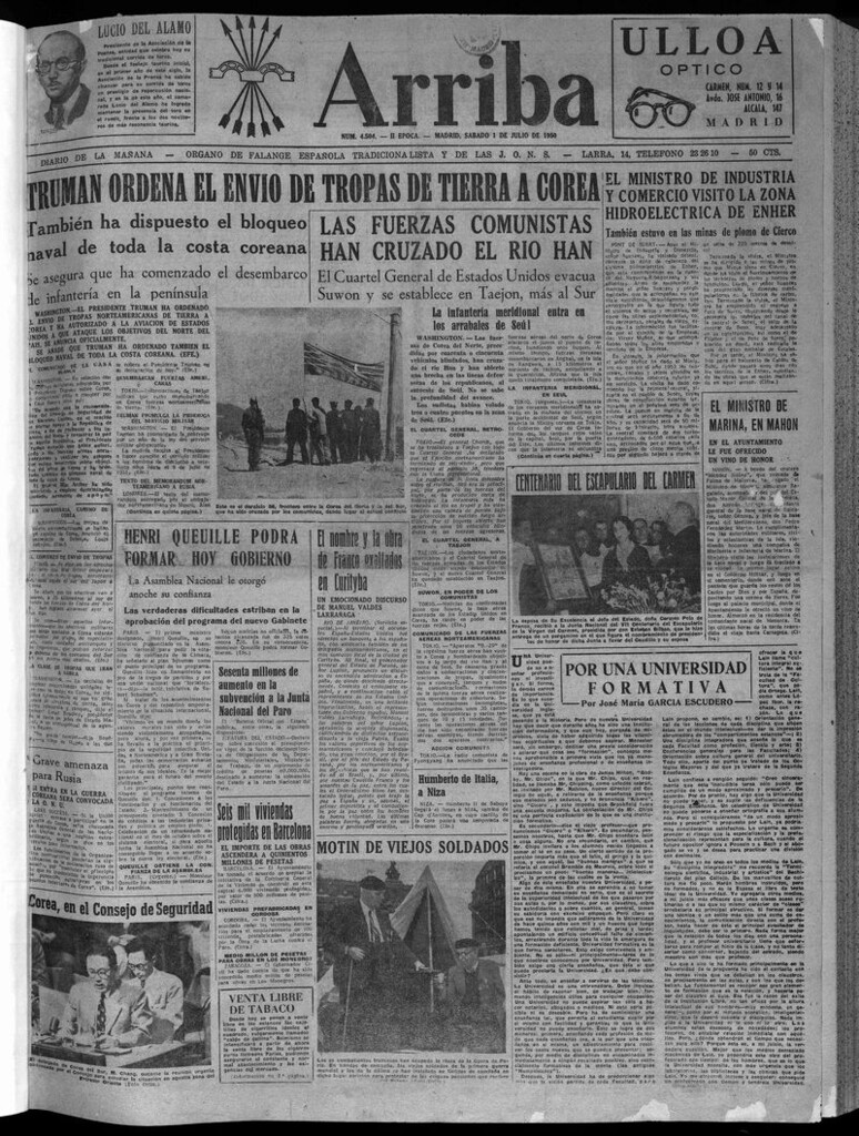 Miniatura de Arriba del 1 de julio de 1950