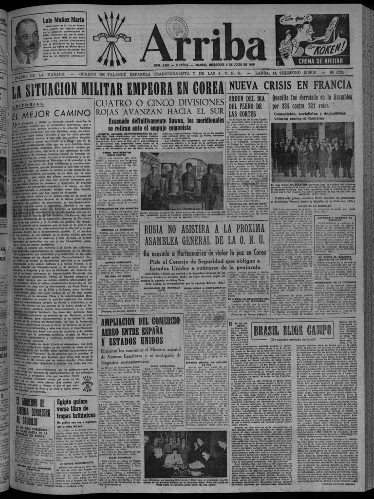 Miniatura de Arriba del 5 de julio de 1950