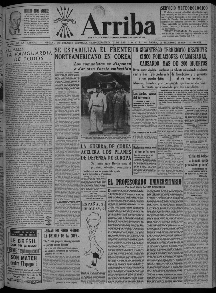 Miniatura de Arriba del 11 de julio de 1950