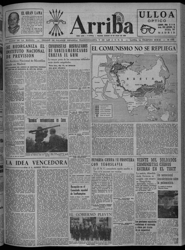 Miniatura de Arriba del 15 de julio de 1950