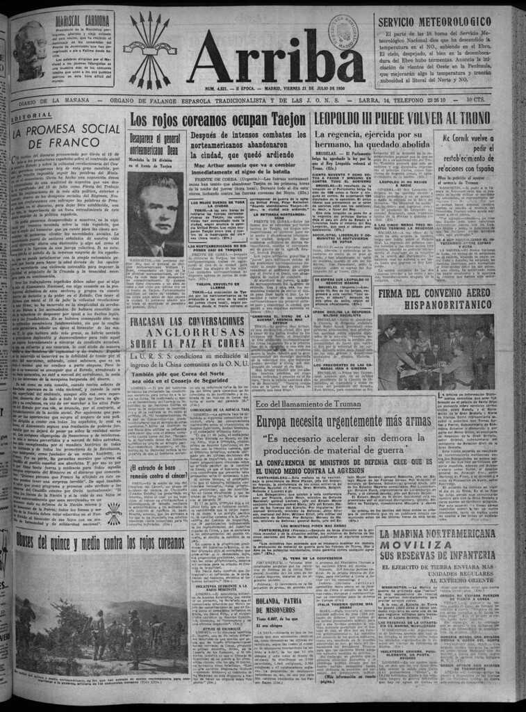 Miniatura de Arriba del 21 de julio de 1950