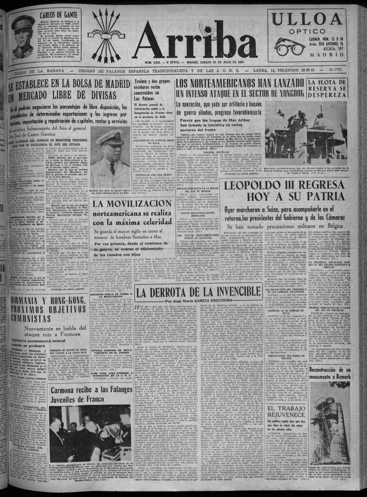 Miniatura de Arriba del 22 de julio de 1950