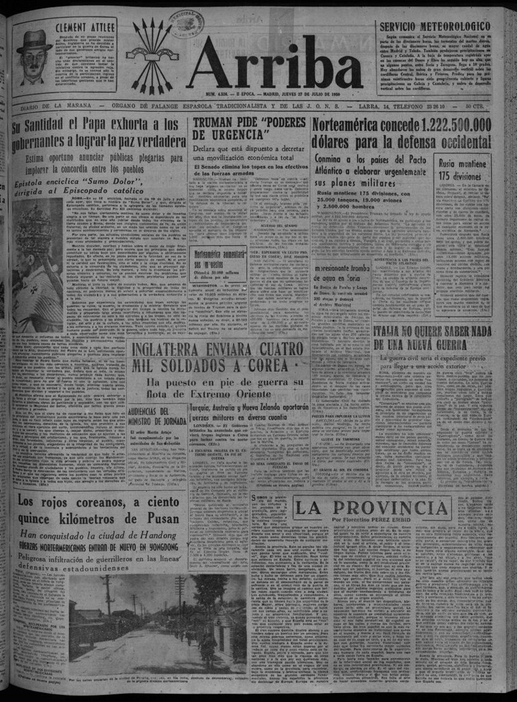 Miniatura de Arriba del 27 de julio de 1950