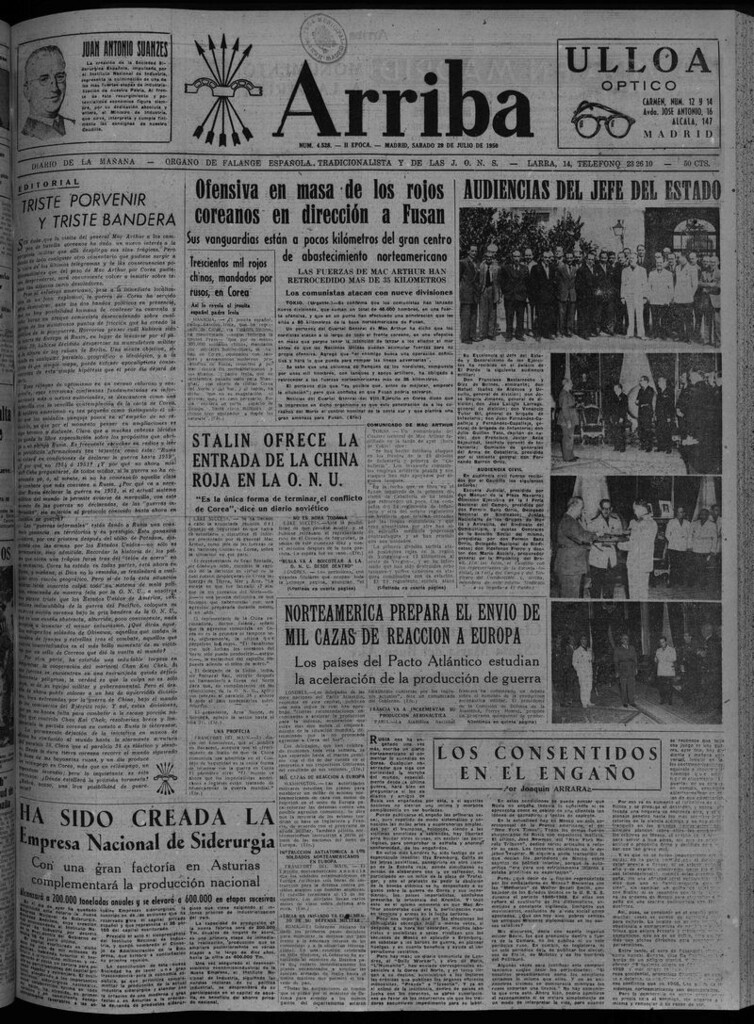 Miniatura de Arriba del 29 de julio de 1950