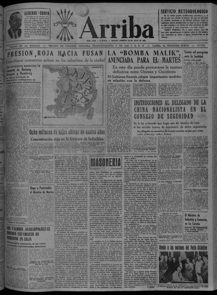 Miniatura de Arriba del 30 de julio de 1950