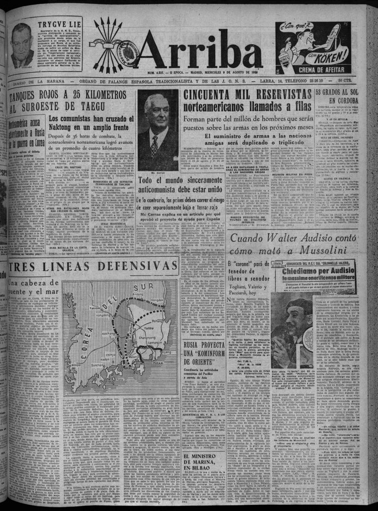 Miniatura de Arriba del 9 de agosto de 1950