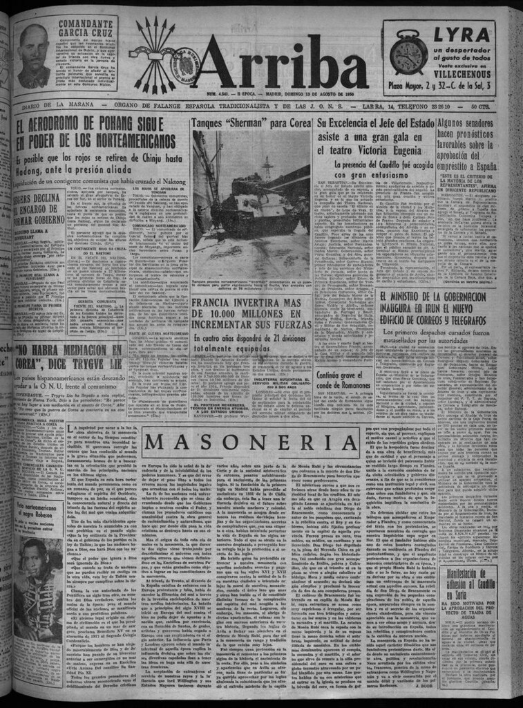Miniatura de Arriba del 13 de agosto de 1950