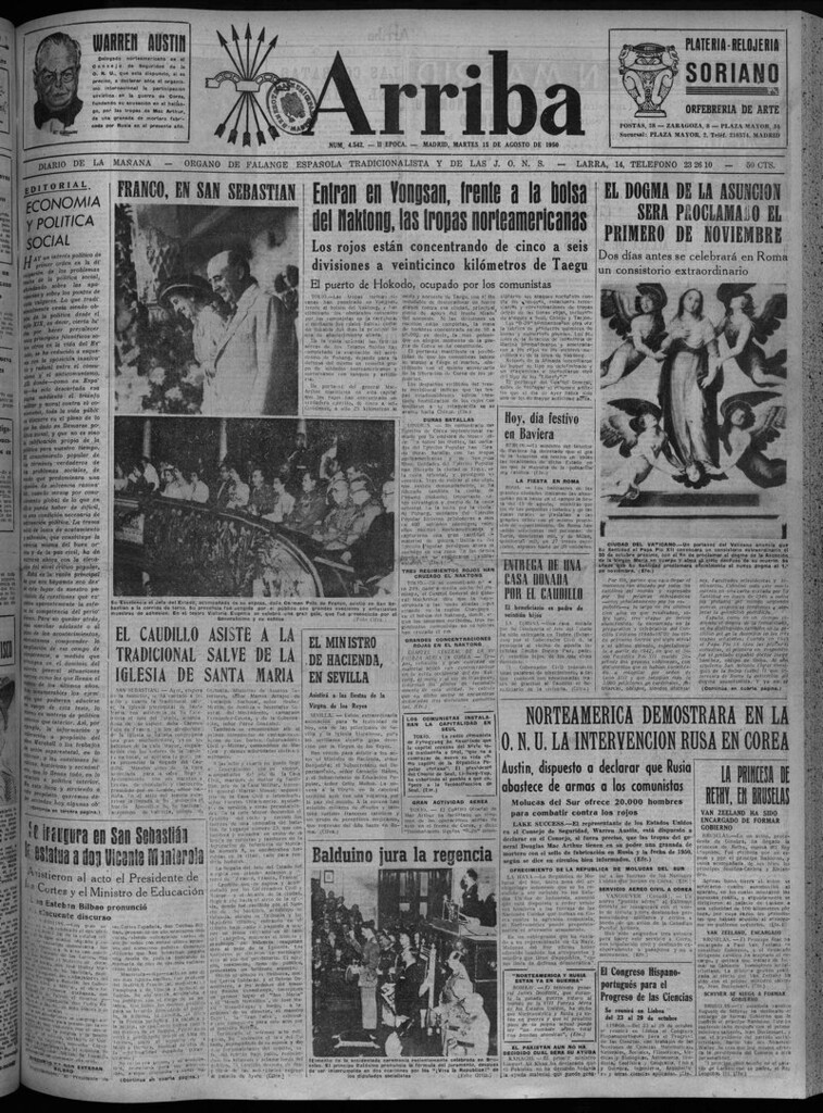 Miniatura de Arriba del 15 de agosto de 1950